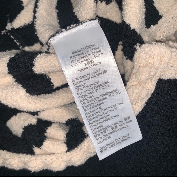 NWT J Crew Odette Sweater Lady Jacket in a Striped Bouclé Fabric Size XL - Picture 4 of 7